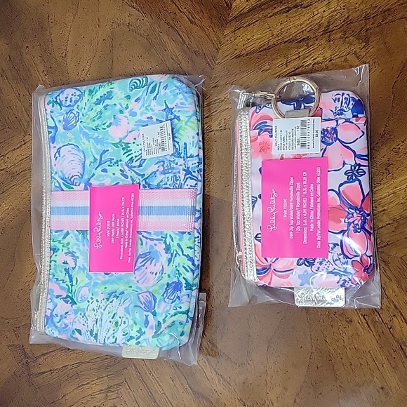Lilly Pulitzer GWP Zip Top Wallet & Pouch, NWT - Picture 2 of 13